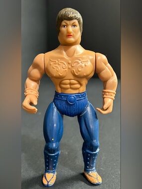 Vintage 1981 SOMA Fantasy World Karate Ninja Action Figure – Blue Pants Variant